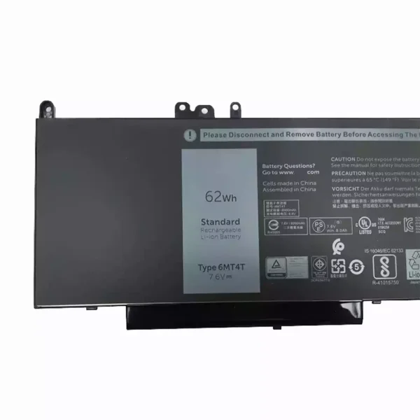 ⁦بطارية الكمبيوتر المحمول Dell Latitude E5570⁩ - الصورة ⁦3⁩