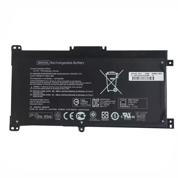 بطارية الكمبيوتر المحمول HP TPN-W125