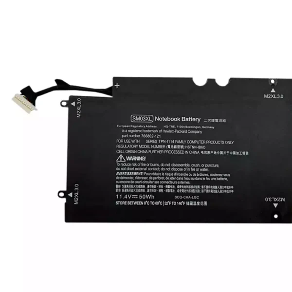 ⁦بطارية الكمبيوتر المحمول HP TPN-l114⁩ - الصورة ⁦2⁩