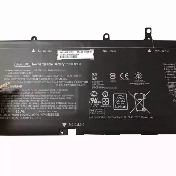 ⁦بطارية الكمبيوتر المحمول HP HSTNN-Q99C⁩ - الصورة ⁦3⁩