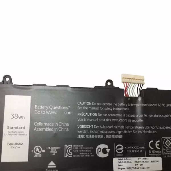 ⁦بطارية الكمبيوتر المحمول DELL Venue 11 7140⁩ - الصورة ⁦3⁩
