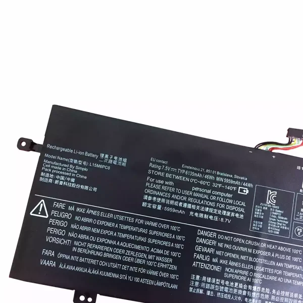 ⁦بطارية الكمبيوتر المحمول LENOVO L15M6PC0⁩ - الصورة ⁦3⁩
