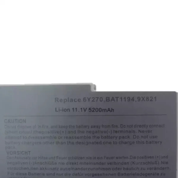 ⁦بطارية الكمبيوتر المحمول DELL LatitudeD500,Latitude D505,Latitude D510,Latitude D520⁩ - الصورة ⁦3⁩