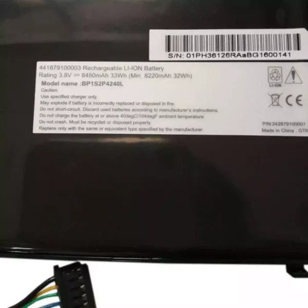 ⁦بطارية الكمبيوتر المحمول Getac BP1S2P4240L,441879100003⁩ - الصورة ⁦2⁩