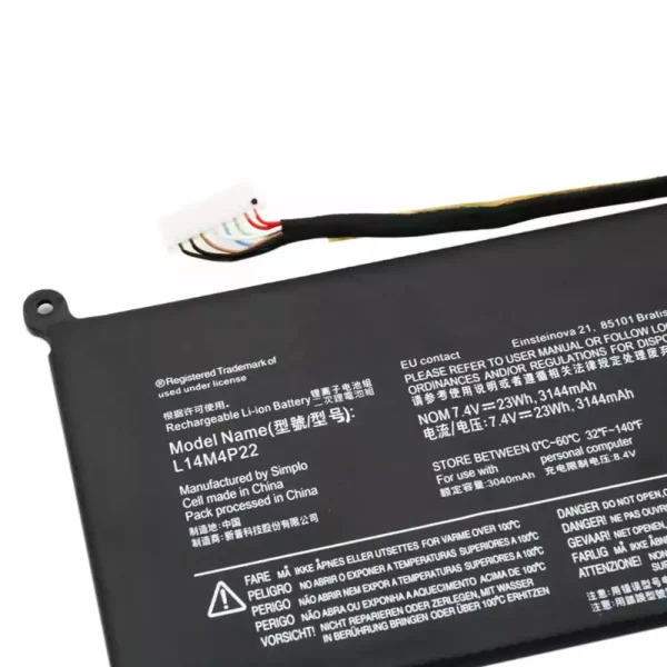 ⁦بطارية الكمبيوتر المحمول Lenovo L14M4P22,L15C4PB0⁩ - الصورة ⁦4⁩