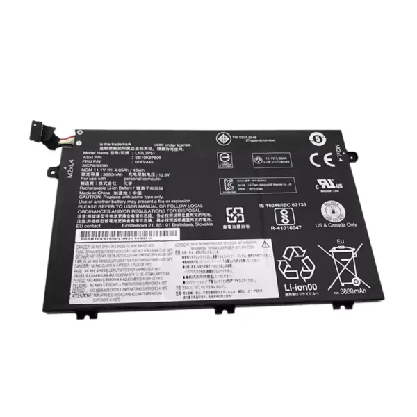 بطارية الكمبيوتر المحمول Lenovo L17C3P51,L17C3P52