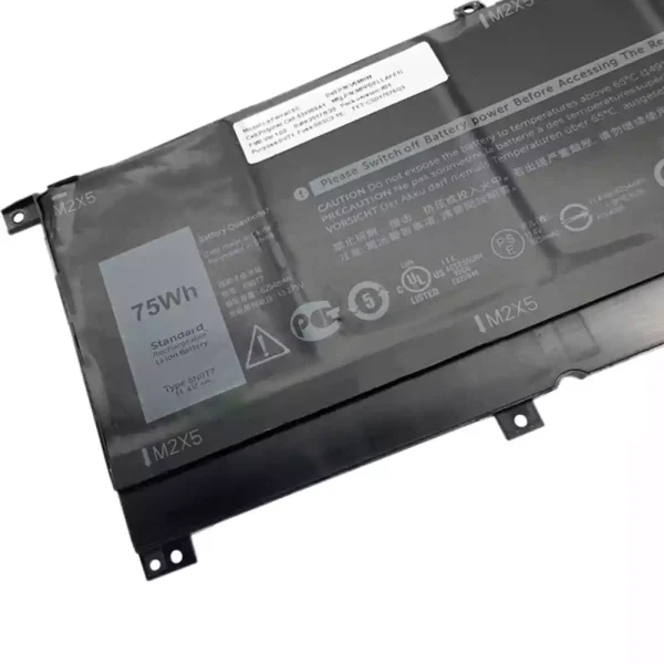 ⁦بطارية الكمبيوتر المحمول DELL XPS 15 9575,Precision 5530⁩ - الصورة ⁦3⁩