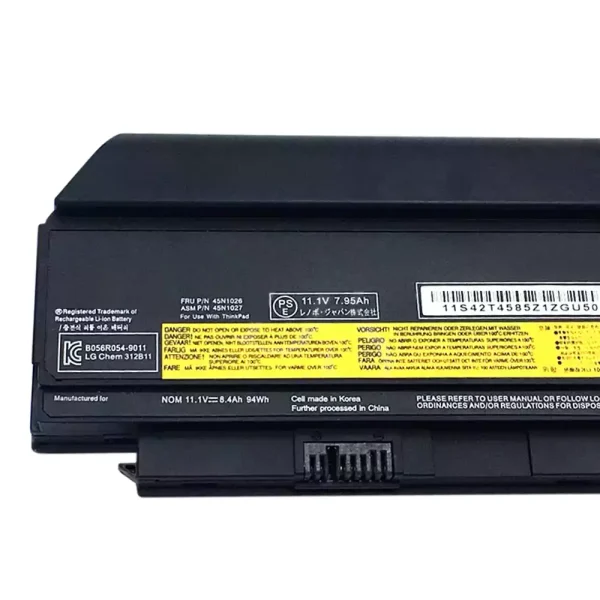 ⁦بطارية الكمبيوتر المحمول LENOVO 45N1027,45N1026⁩ - الصورة ⁦4⁩
