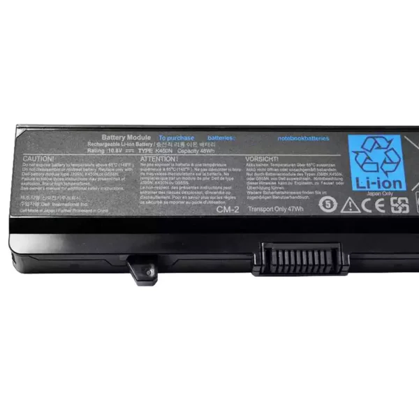 ⁦بطارية الكمبيوتر المحمول DELL X284G,C601H,GW240,RN873,M911G,RU586⁩ - الصورة ⁦3⁩