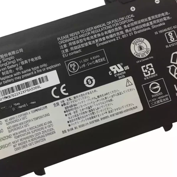 ⁦بطارية الكمبيوتر المحمول LENOVO L17M3P72⁩ - الصورة ⁦4⁩