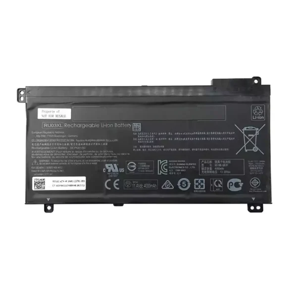 بطارية الكمبيوتر المحمول HP RU03XL