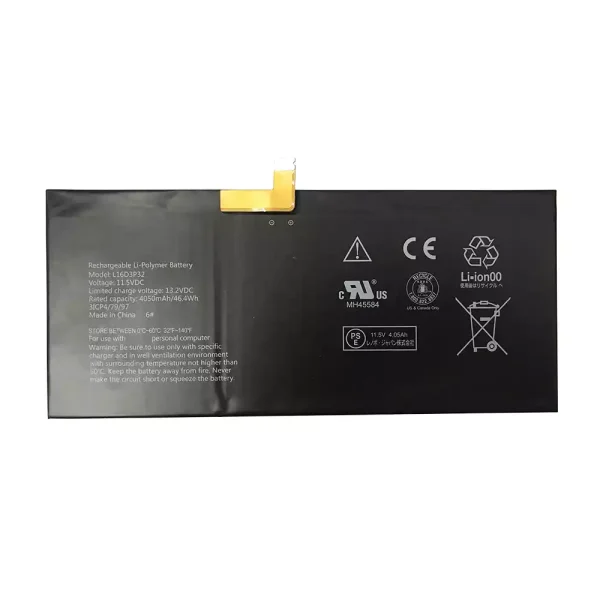 بطارية الكمبيوتر المحمول LENOVO L16D3P32