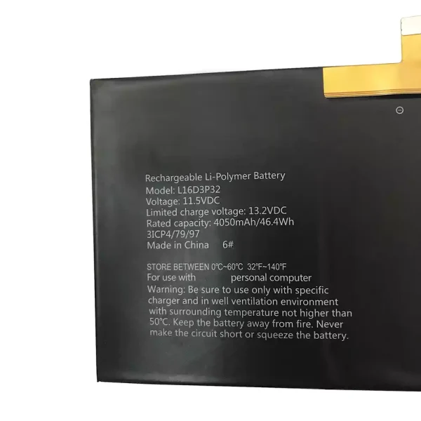 ⁦بطارية الكمبيوتر المحمول LENOVO L16D3P32⁩ - الصورة ⁦3⁩