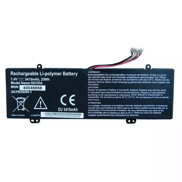 بطارية الكمبيوتر المحمول GETAK SKODA,40049858