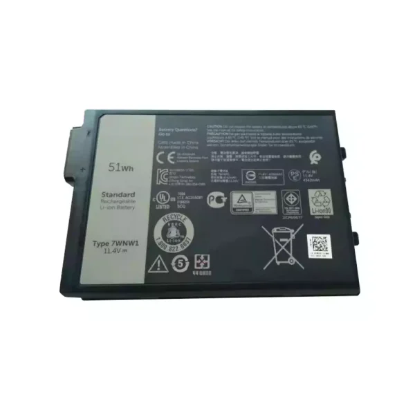 بطارية الكمبيوتر المحمول DELL 7WNW1