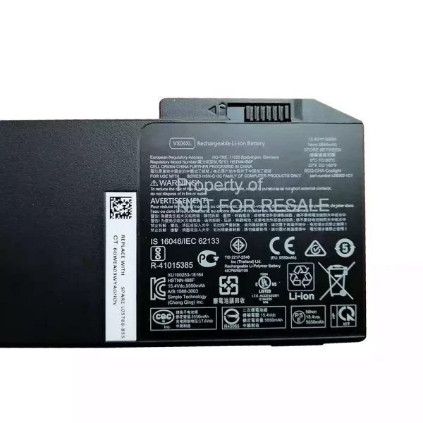 ⁦بطارية الكمبيوتر المحمول HP ZBook 15 G5⁩ - الصورة ⁦2⁩