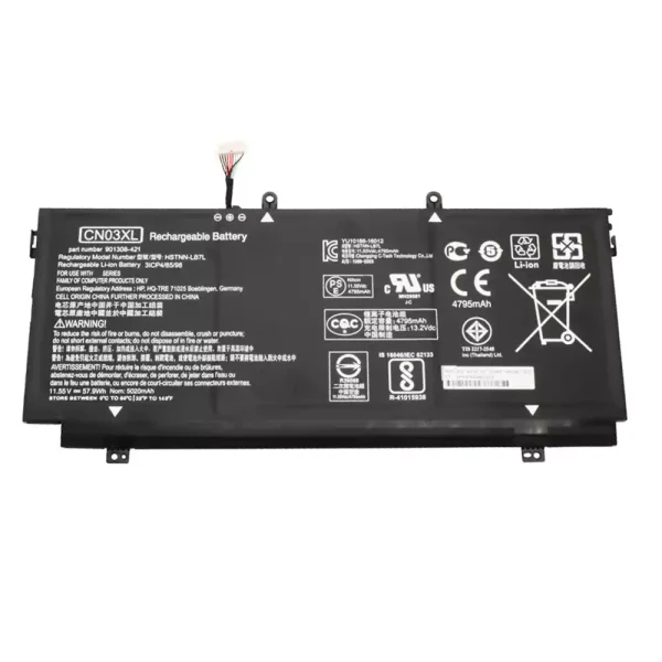 بطارية الكمبيوتر المحمول HP CN03XL