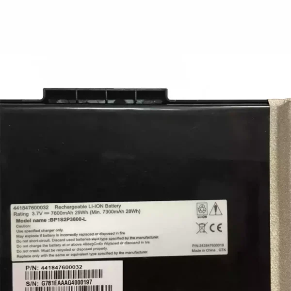 ⁦بطارية الكمبيوتر المحمول Getac Z710⁩ - الصورة ⁦3⁩