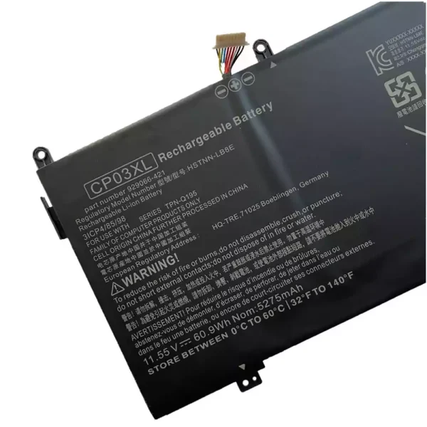 ⁦بطارية الكمبيوتر المحمول HP Spectre X360 13-ae000 13-ae00ng⁩ - الصورة ⁦3⁩