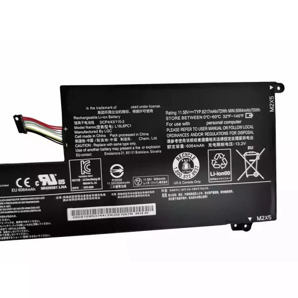 ⁦بطارية الكمبيوتر المحمول LENOVO L16L6PC1⁩ - الصورة ⁦3⁩
