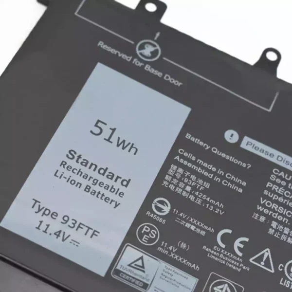 ⁦بطارية الكمبيوتر المحمول DELL Precision M3520 M3350⁩ - الصورة ⁦3⁩