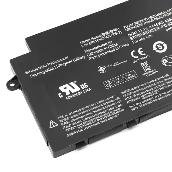 ⁦بطارية الكمبيوتر المحمول LENOVO L11L6P01⁩ - الصورة ⁦3⁩