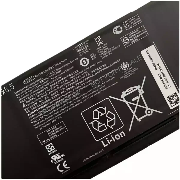 ⁦بطارية الكمبيوتر المحمول HP HSTNN-DB9B L32749-005⁩ - الصورة ⁦3⁩