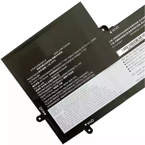 ⁦بطارية الكمبيوتر المحمول LENOVO 5B10W65278 SB10W65279 5B10W65281 SB10W65293⁩ - الصورة ⁦3⁩
