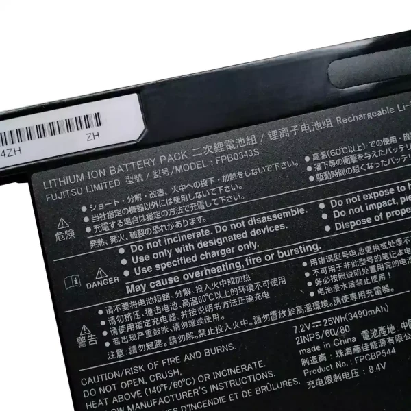 ⁦بطارية الكمبيوتر المحمول FUJITSU FPB0343S,CP777632-01,FPCBP544⁩ - الصورة ⁦3⁩