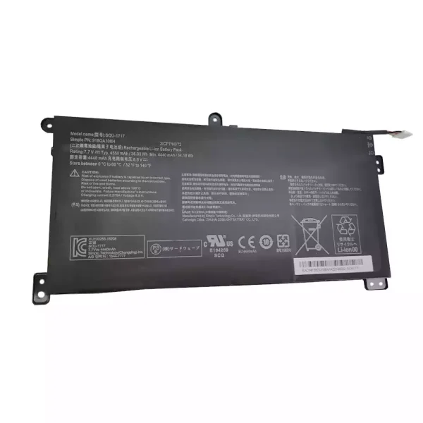 بطارية الكمبيوتر المحمول Hasee SIMPLO SQU-1717,916QA108H