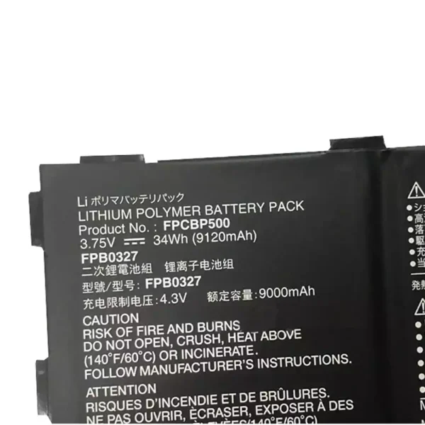 ⁦بطارية الكمبيوتر المحمول FUJITSU FPCBP500,CP695045-01,FPB0327⁩ - الصورة ⁦3⁩