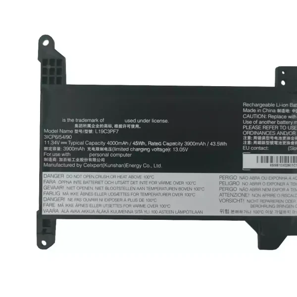 ⁦بطارية الكمبيوتر المحمول LENOVO L19C3PF7⁩ - الصورة ⁦3⁩