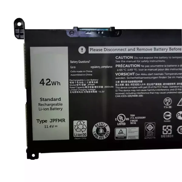 ⁦بطارية الكمبيوتر المحمول DELL Inspiron 5488,Inspiron 5493,Inspiron 5593⁩ - الصورة ⁦3⁩
