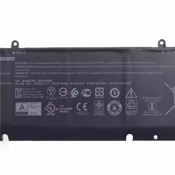 ⁦بطارية الكمبيوتر المحمول Dell XPS 15 9500,Precision 5550⁩ - الصورة ⁦4⁩