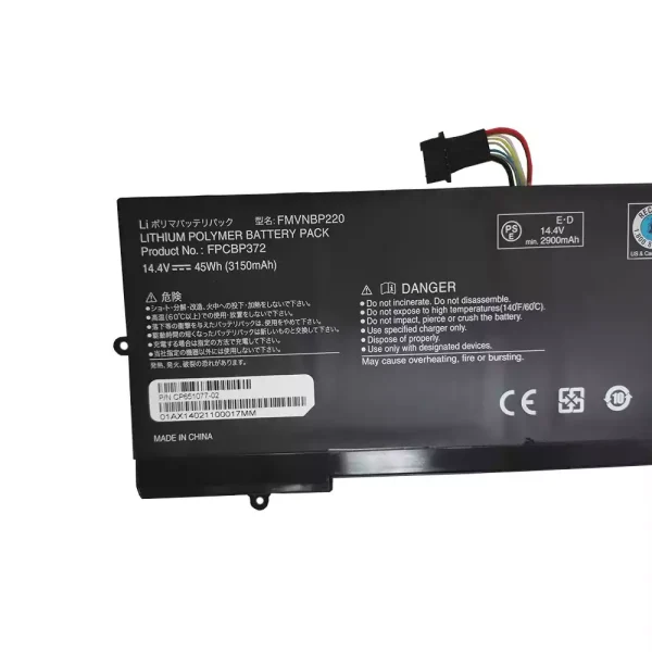 ⁦بطارية الكمبيوتر المحمول FUJITSU Lifebook U772⁩ - الصورة ⁦3⁩