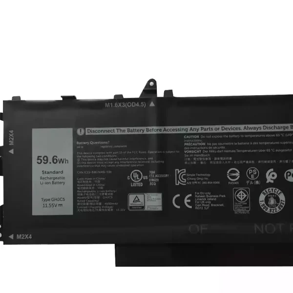 ⁦بطارية الكمبيوتر المحمول DELL GHJC5,Latitude 9420 2-IN-1⁩ - الصورة ⁦3⁩