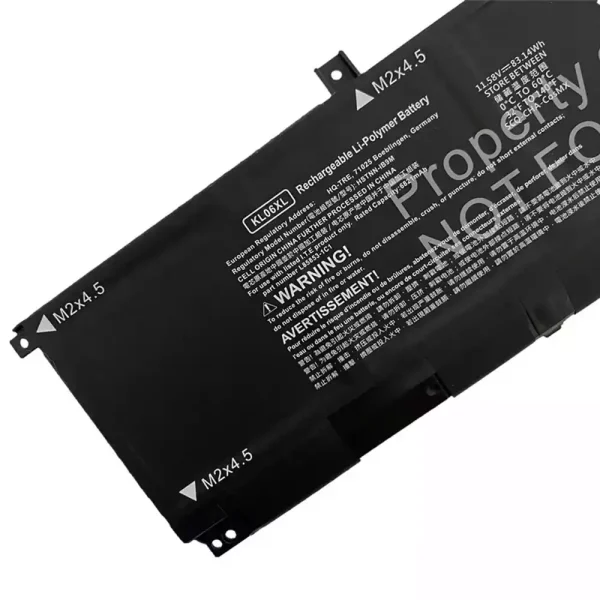 ⁦بطارية الكمبيوتر المحمول HP KL06XL⁩ - الصورة ⁦3⁩