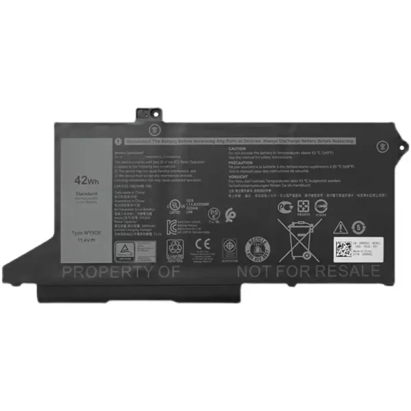 بطارية الكمبيوتر المحمول DELL WY9DX