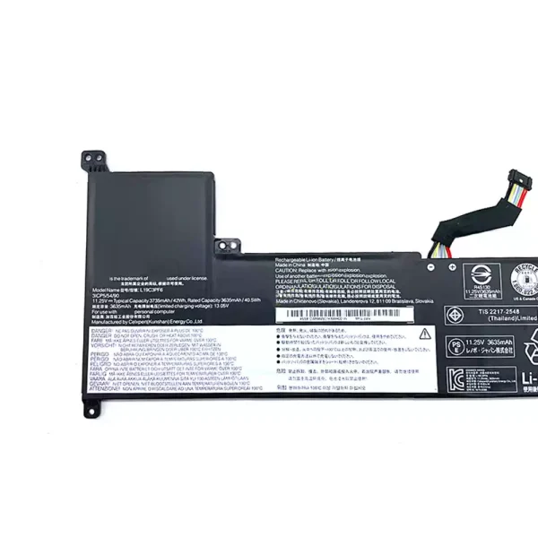 ⁦بطارية الكمبيوتر المحمول LENOVO L19C3PF6⁩ - الصورة ⁦3⁩