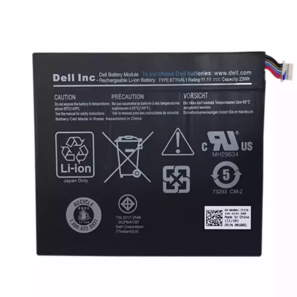 بطارية الجهاز اللوحي DELL BTYGAL1