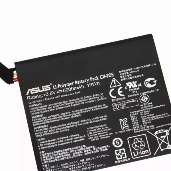 ⁦بطارية الجهاز اللوحي ASUS C11-P05⁩ - الصورة ⁦3⁩