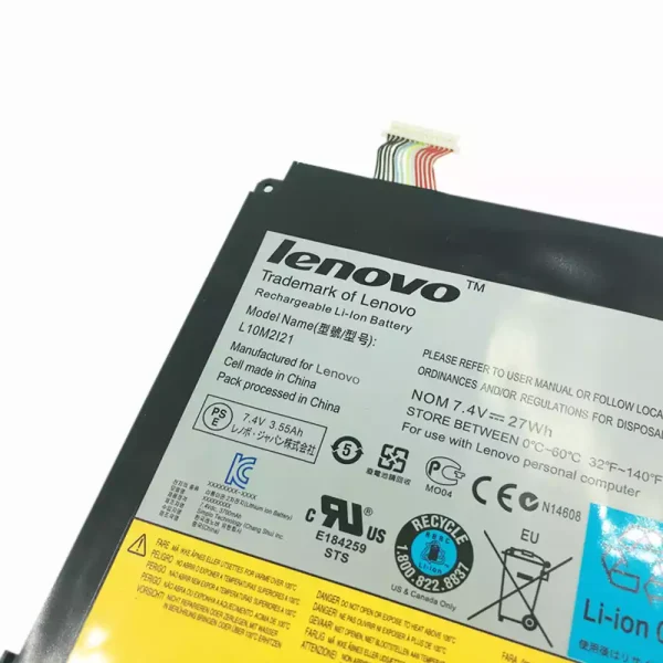 ⁦بطارية الجهاز اللوحي LENOVO L10M2I21⁩ - الصورة ⁦3⁩