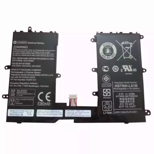 بطارية الجهاز اللوحي HP HSTNH-L01B,HSTNN-Q12C