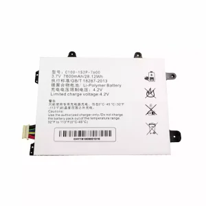 بطارية الجهاز اللوحي C100-1S2P-7600,HASEE PCPAD X5