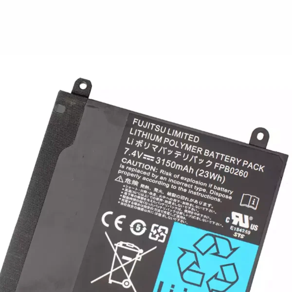 ⁦بطارية الجهاز اللوحي FUJITSU FPB0260,FPBO260⁩ - الصورة ⁦3⁩