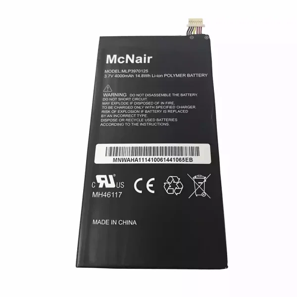 بطارية الجهاز اللوحي McNair MLP3970125,Verizon Elipsis QMV7A,QMV7B