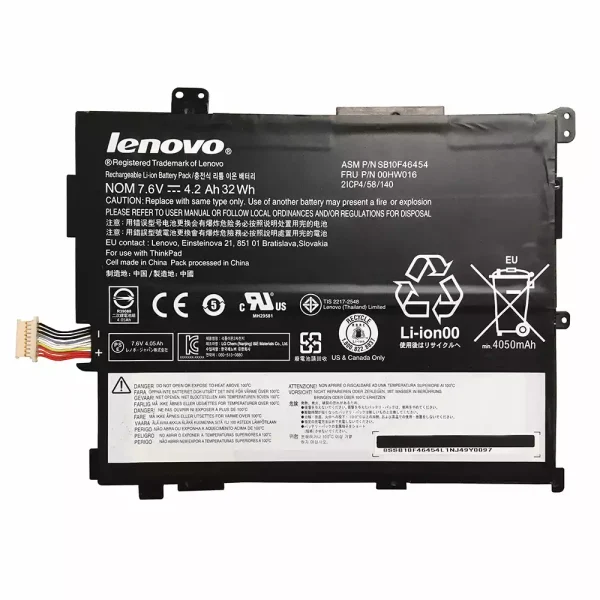 بطارية الجهاز اللوحي LENOVO SB10F46454,00HW016