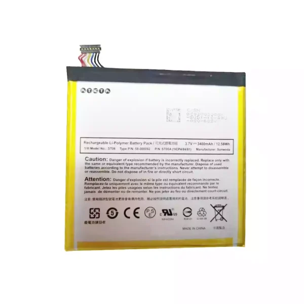 بطارية الجهاز اللوحي Amazon ST06 58-000092,Kindle fire HD6 PW98VM 26S1006