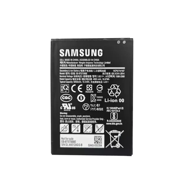 بطارية الجهاز اللوحي SAMSUNG EB-BT575BBE,Galaxy Tab Active 3,SM-T570 SM-T577