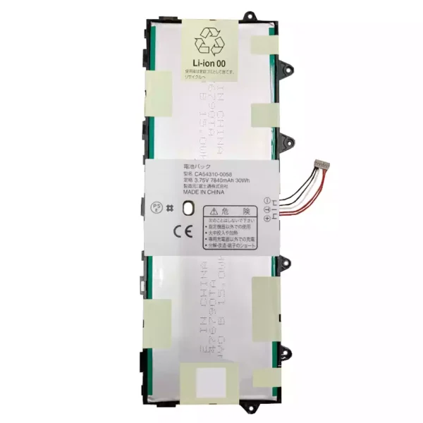بطارية الجهاز اللوحي DOCOMO Fujitsu ARROWS Tab F-03G,CA54310-0058